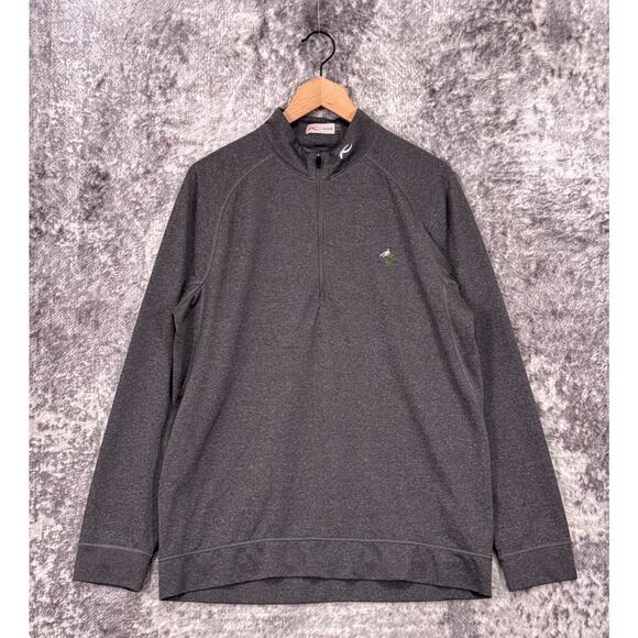 KJUS Keano Half Zip 54 / XL Mens Bob O Link Golf Club Gray Pullover Performance - Picture 1 of 8